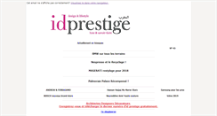 Desktop Screenshot of newsletter.idprestige.com
