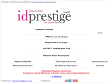 Tablet Screenshot of newsletter.idprestige.com
